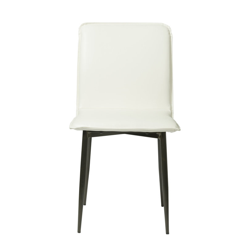 Chaise d'appoint rembourré, Blanc
