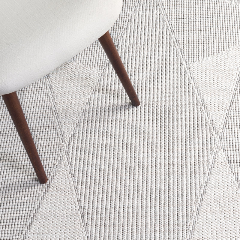 Msr1910 Martha Stewart Serenity Performance Geometric Rug, Rectangle 4' x 6'