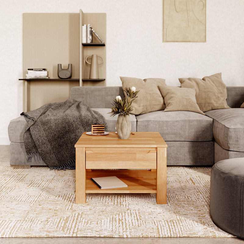 Workington Four Leg Coffee Table with Storage