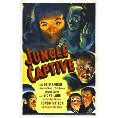 " The Jungle Captive Movie Poster "