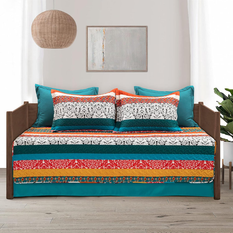 Ensemble de housse matelassée 3 pièces Boho