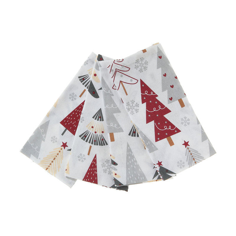 100% Cotton Abstract Square Napkin