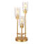 Lampe de table à DEL moderne en métal / verre grainé à 3 lumières de 20,5 po Caversham-822750635