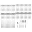 French Perle Scallop 65-Piece Flatware Set
