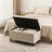 31 Inches Upholstered Tufted Storage Ottoman Bench-1288331437