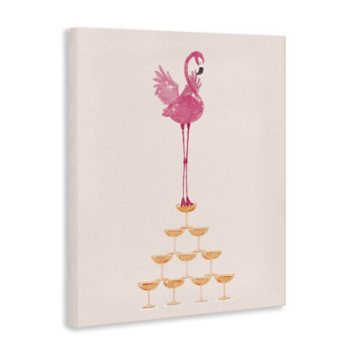 «Balancing Flamingo & Wine» par Ziwei Li