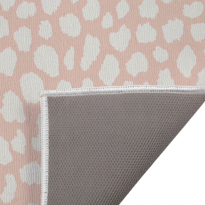 Paillasson Animal Spot, L 21 po x L 34 po, Rose