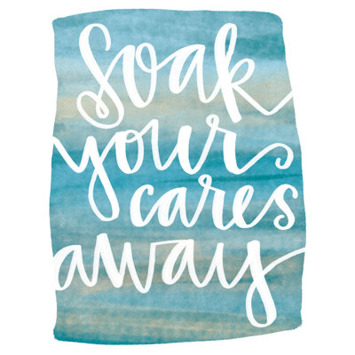 Soak Away - Textual Art Print