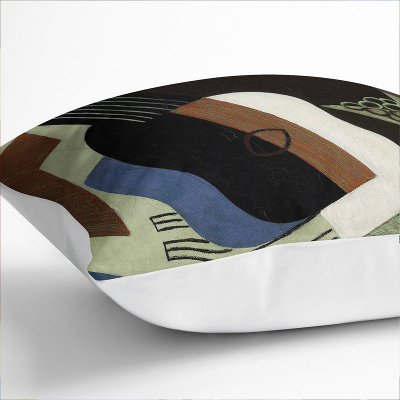Square Cushion, 55cm H x 55cm W x 20cm D, White