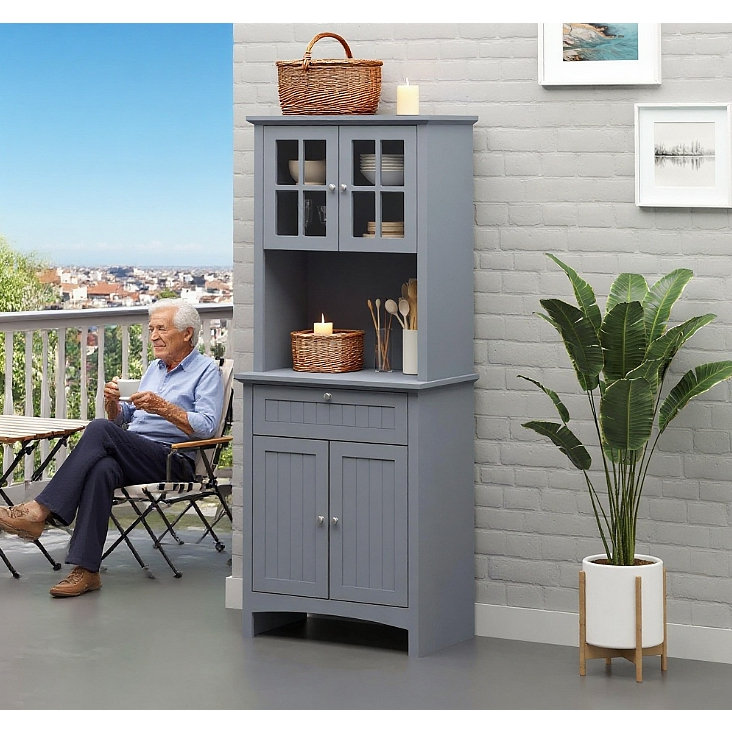 Armoire de cuisine, Gris