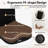 Armless Computer Desk Chair,Ergonomic Mid Back Leather Task Office Chair with Wheels And Lumbar Support for Home Small Space Vanity Makeup-1139603318-1139603313