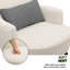 Chaise d'appoint rembourrée avec coussin Bettyanne-2042089201