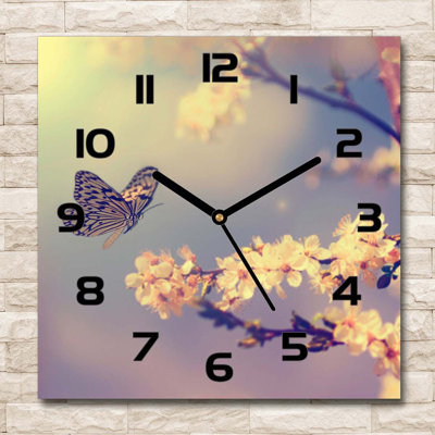 Hemerson Glass Wall Clock