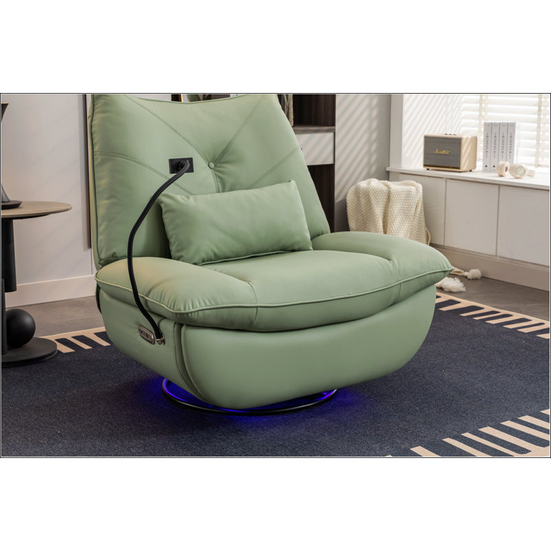 Comfortable Power Recliner Chair with Multifunctional Features for Various Rooms, Green