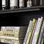 Bibliothèque américaine de luxe légère noire-1945778894