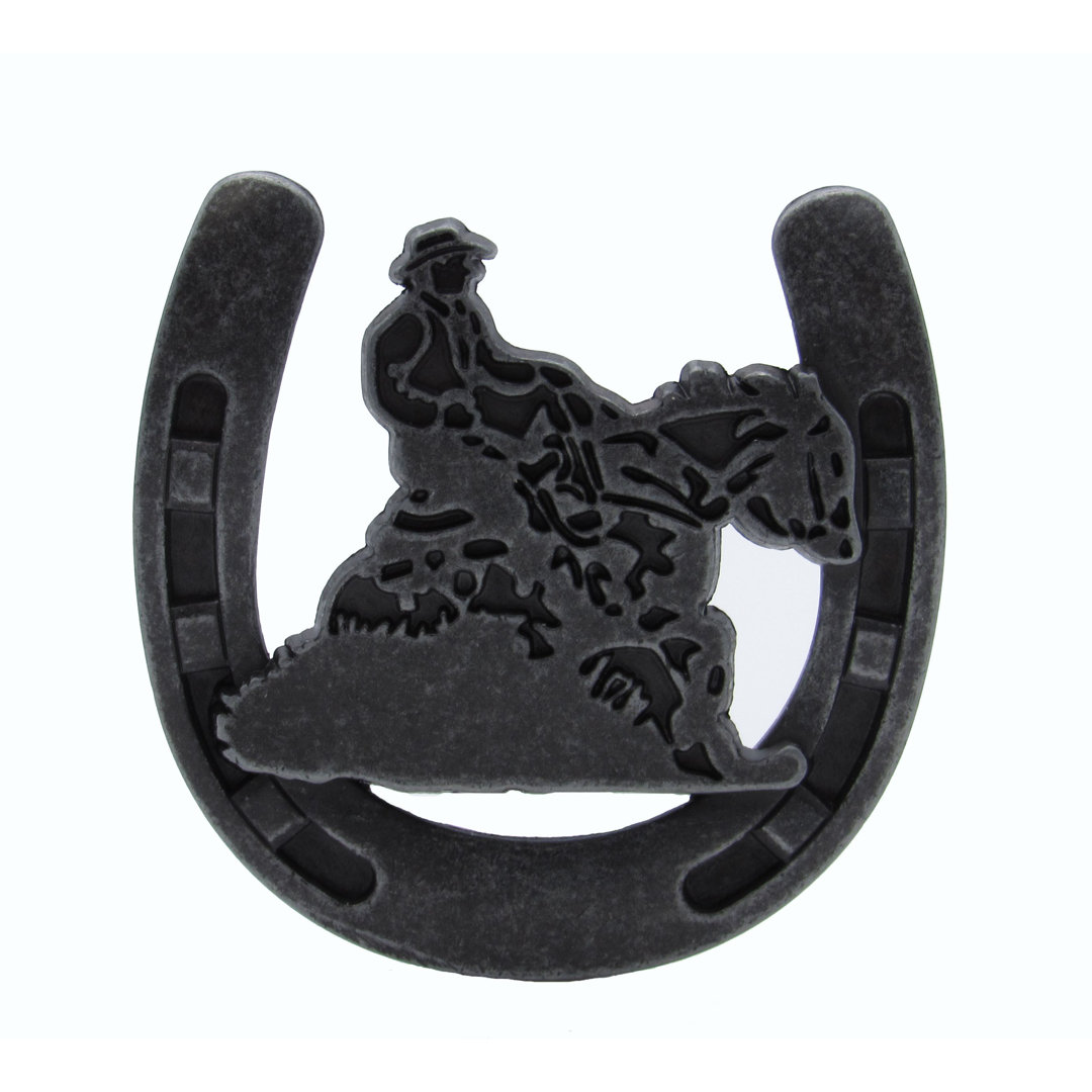 Oversized 2" Length Novelty Knob Buck Snort Lodge 