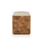 Tomlin Outdoor Teak Standard Ottoman