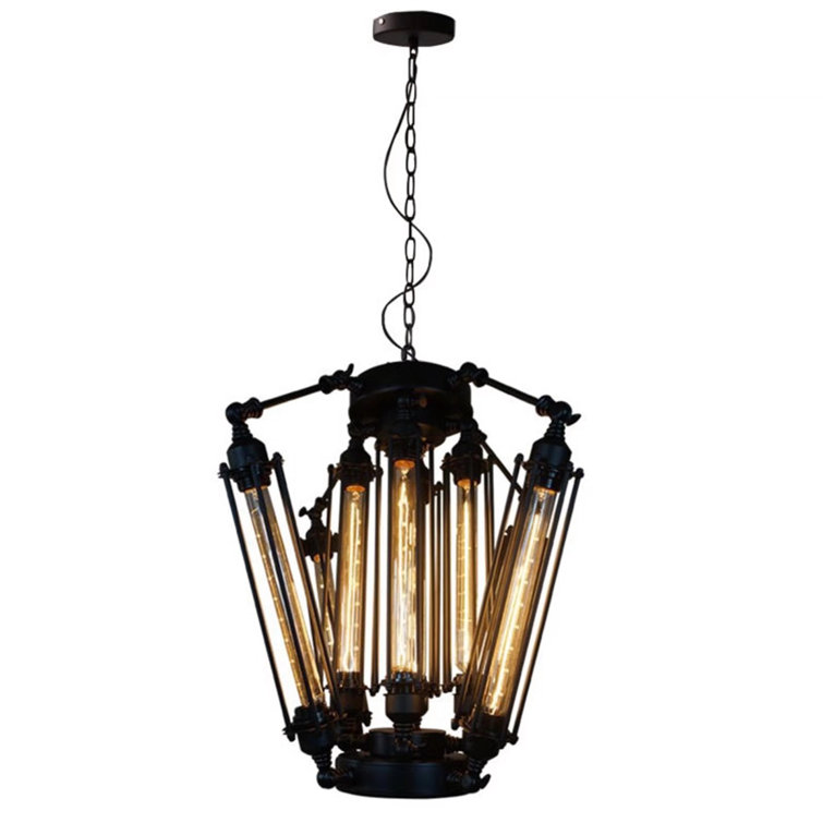 Annelene 8 - Light Dimmable Lantern Empire Chandelier