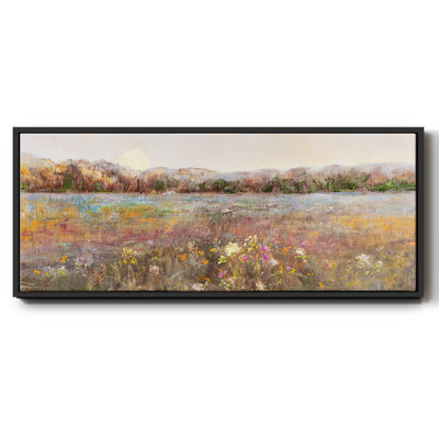 Meadow Moonrise - toile encadrée