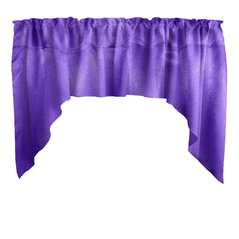 Cantonnière l 72 po Swag, Mauve