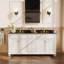 Meuble-lavabo double 72 po avec faux-comptoir et lavabos en céramique