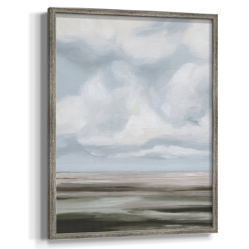 «Dilutes Plains I», reproduction encadrée - bois massif, H 11 po x l 9 po