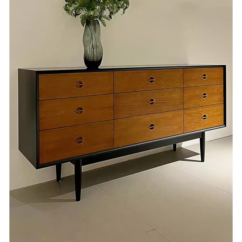 Commode d'appoint de luxe rétro grande capacité
