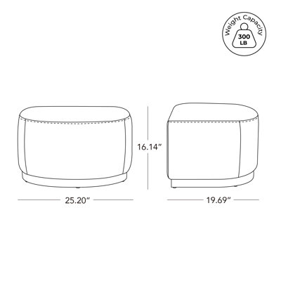 Upholstered Ottoman