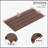 Interlocking Patio Deck Tiles for Versatile Outdoor Spaces, Easy Installation-111837053