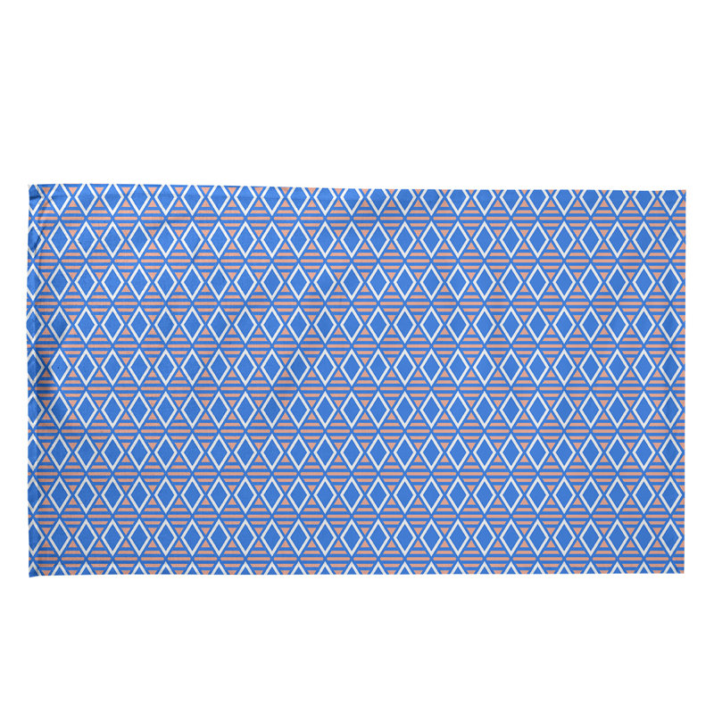 Torchon Gady, Polyester sergé, Bleu