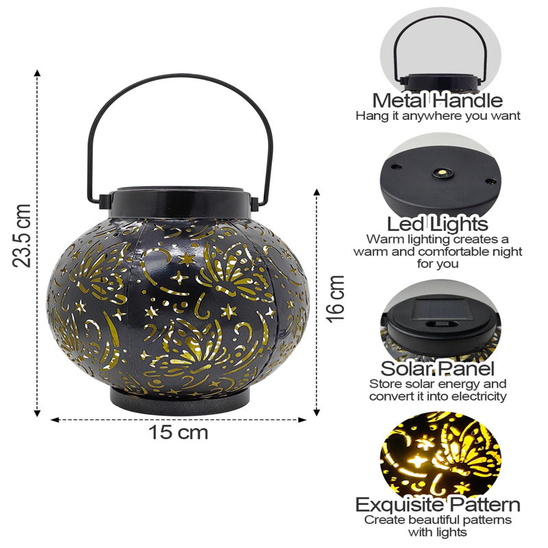 Catalina Solar Powered Outdoor Lantern