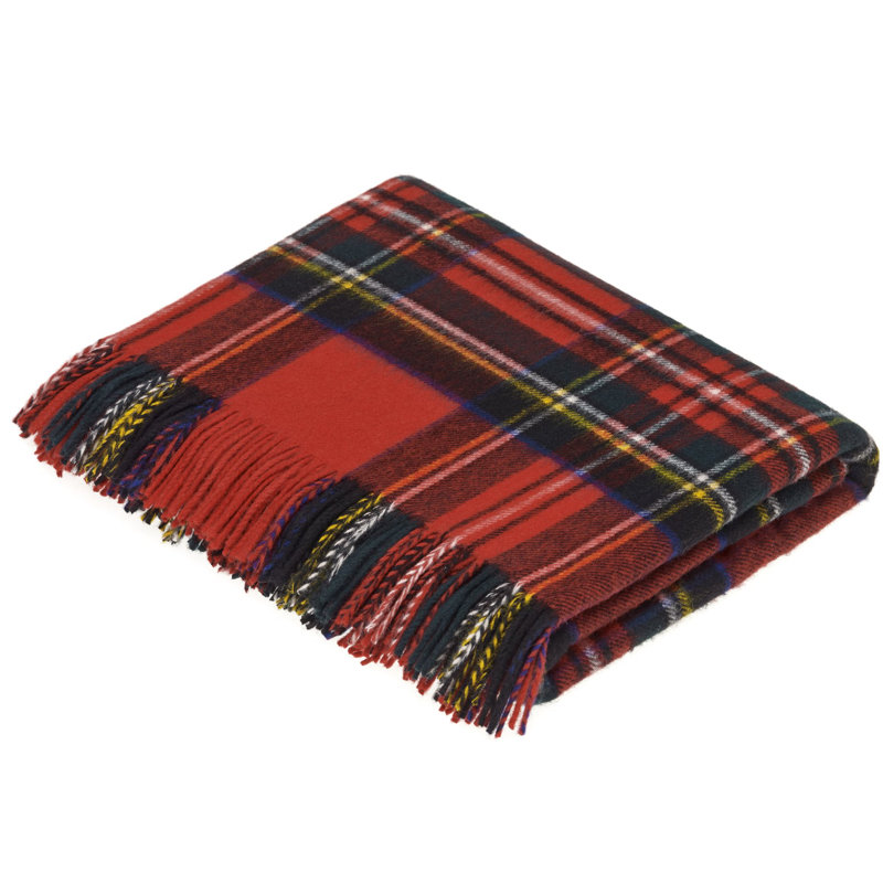 Tartan Hand Woven Throw Blanket