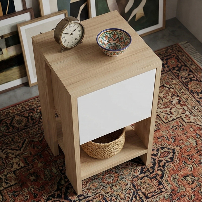Everly Modern 22" Nightstand with Pivot Drawer