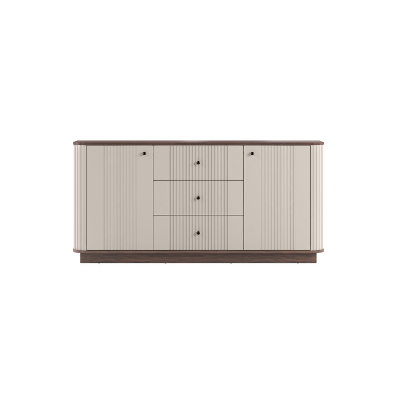 Vesper 160cm Sideboard, Brown/Beige/Black