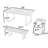 Wooden Outdoor Dining Set with Bench, Chairs and Cushion-1762304515