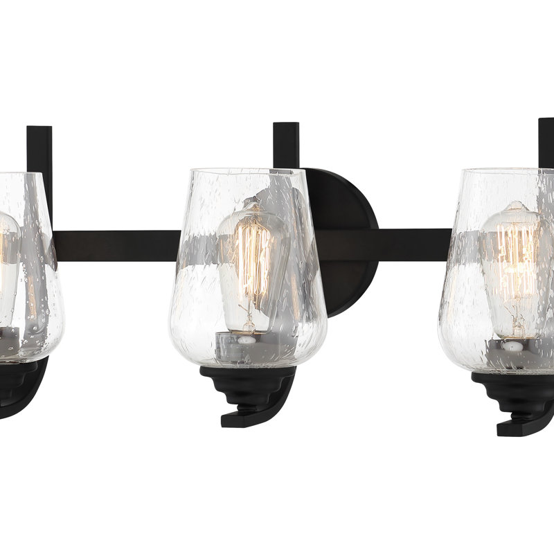 Arbra Vanity Light, Clear, Coal
