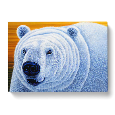 Unique Polar Bear - Wrapped Canvas