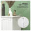 Buffet de cuisine blanc avec tablettes de rangement