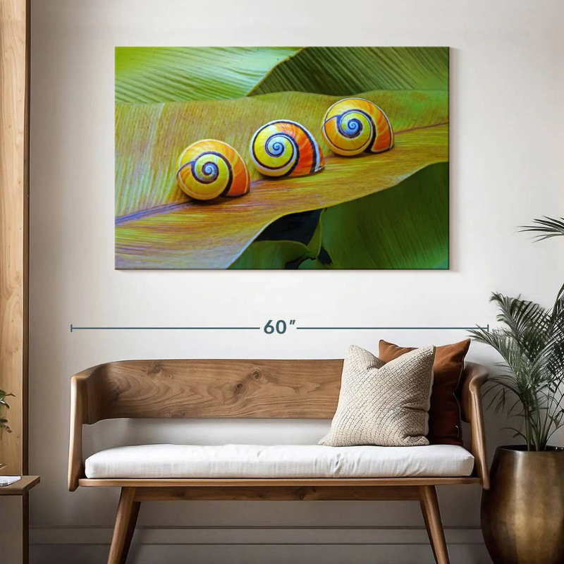 Brampt Cuban Snails, 32'' H x 48'' W