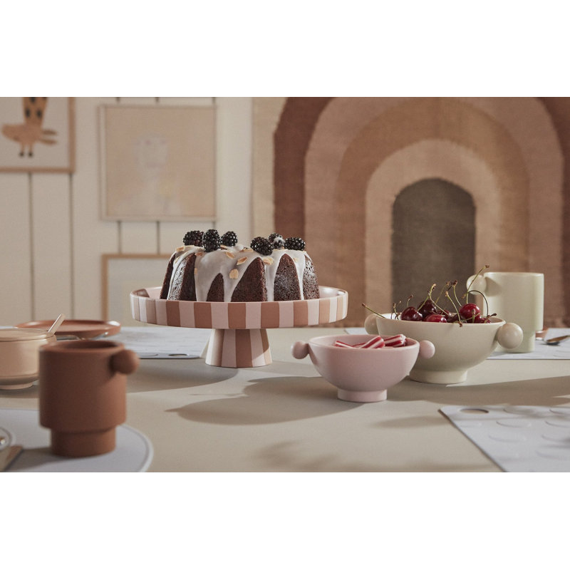 Dotto Silicone Rectangle Placemats, Clay