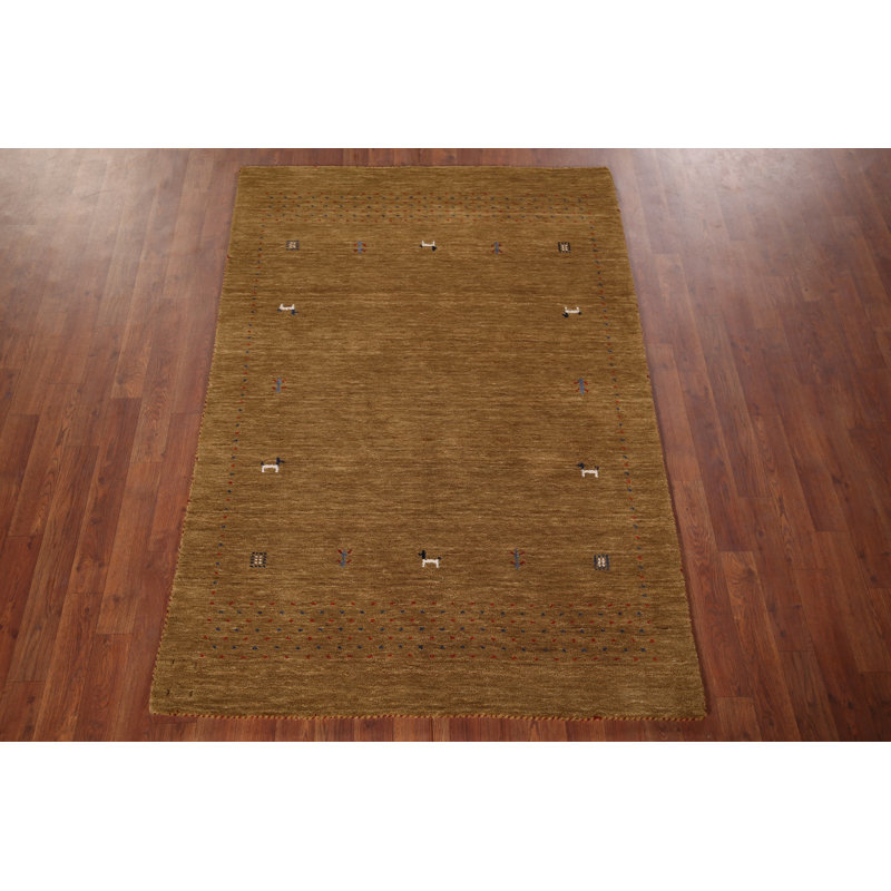 Tapis oriental petits animaux Gabbeh 4 x 6
