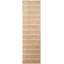 Hand Loomed Striped Area Rug in Gold