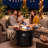  30" Propane Fire Pit Table With Lid And Blue Stone, 50,000 Btu Auto-ignition Circular Gas Fire Pit For Outdoor-1456317294-1456317295