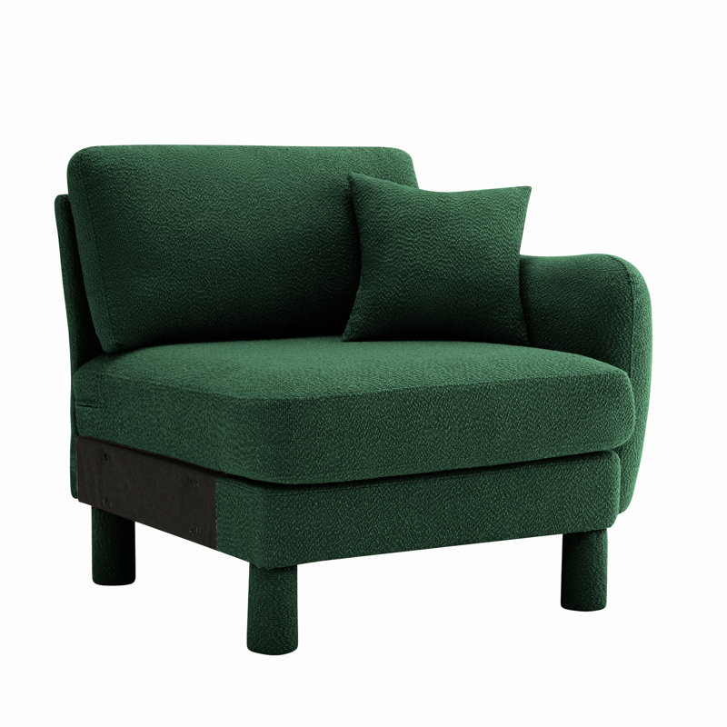 RSF Sofa W/Pillow Polyester, Right Hand Facing