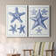 Toile tendue avec châssis V-Premium Blue Sea Stars - prêt à être accroché-108969920