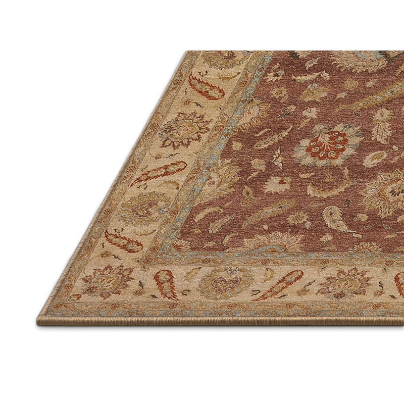 Tapis oriental brun / ivoire Avedis, Rectangle 6 pi x 9 pi