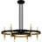 Albee 6-Light Matte Black Chandelier