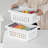 Sterilite Small Stacking Basket, Stack Storage Bins, Organize Closets, Pantry, Bathroom or Classroom