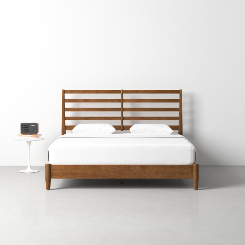 Williams Slatted Bed, California King, Chestnut