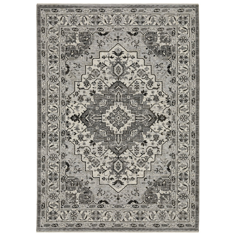 Aldred Oriental Indoor Rug, Rectangle 3'3" x 5'
